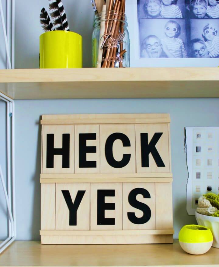 Easy DIY Acrylic Message Board