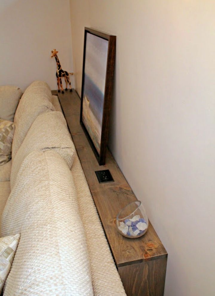 How to Build a Wood Sofa Table