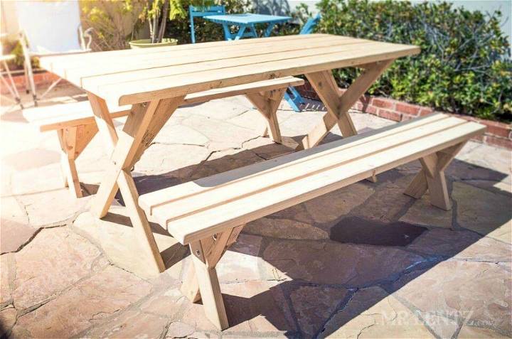 Build a Wooden Picnic Table