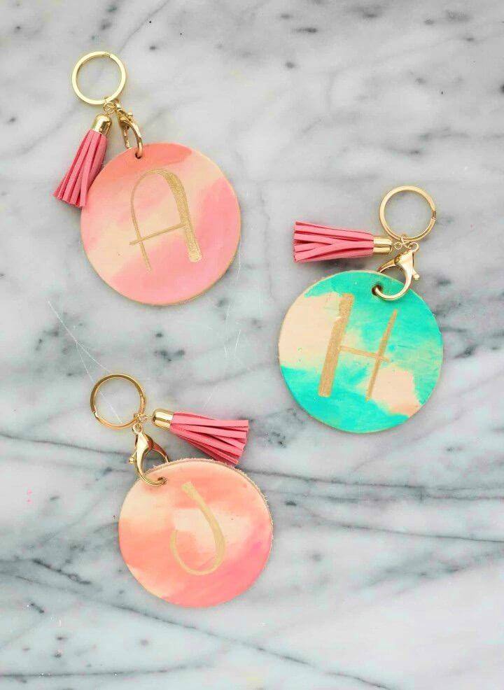 Easy to Make Watercolor Luggage Tag