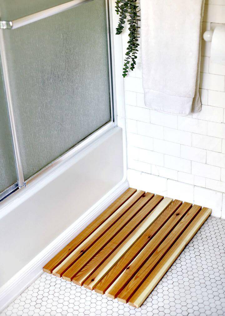 How To Make Cedar Bath Mat