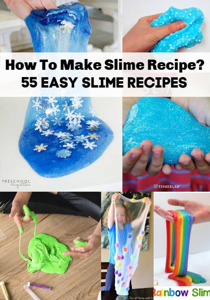 How To Make Slime Recipe 55 Easy Slime Recipes Diy Crafts