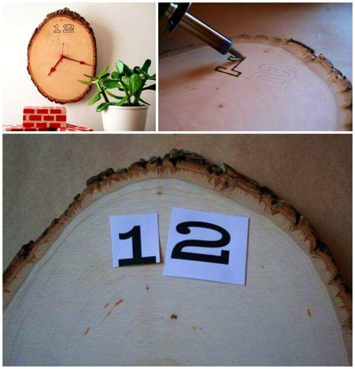 How To Make Wood Slice Clock