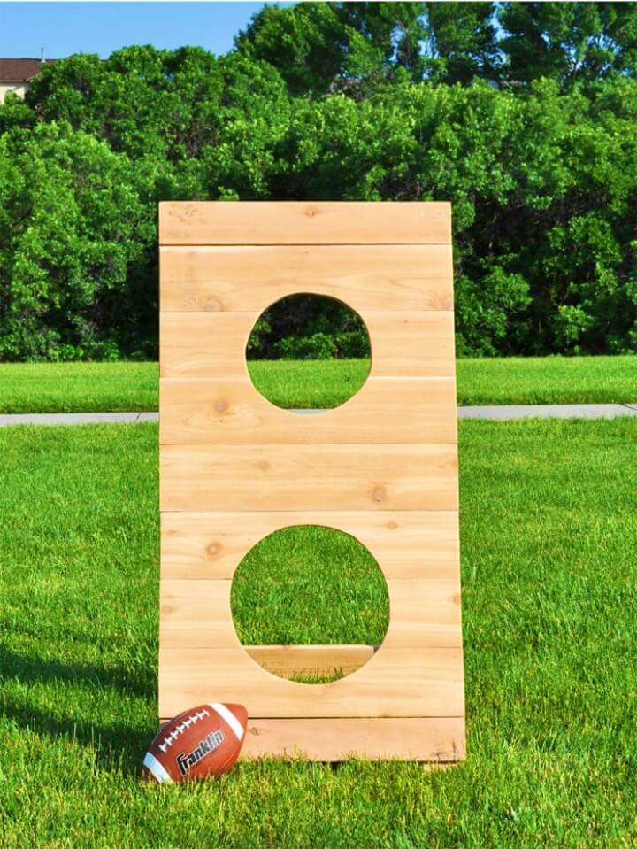 How to Build Football Toss Outdoor Game