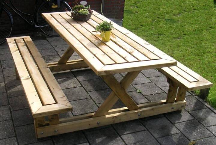 Making a Picnic Table With Written Instructions