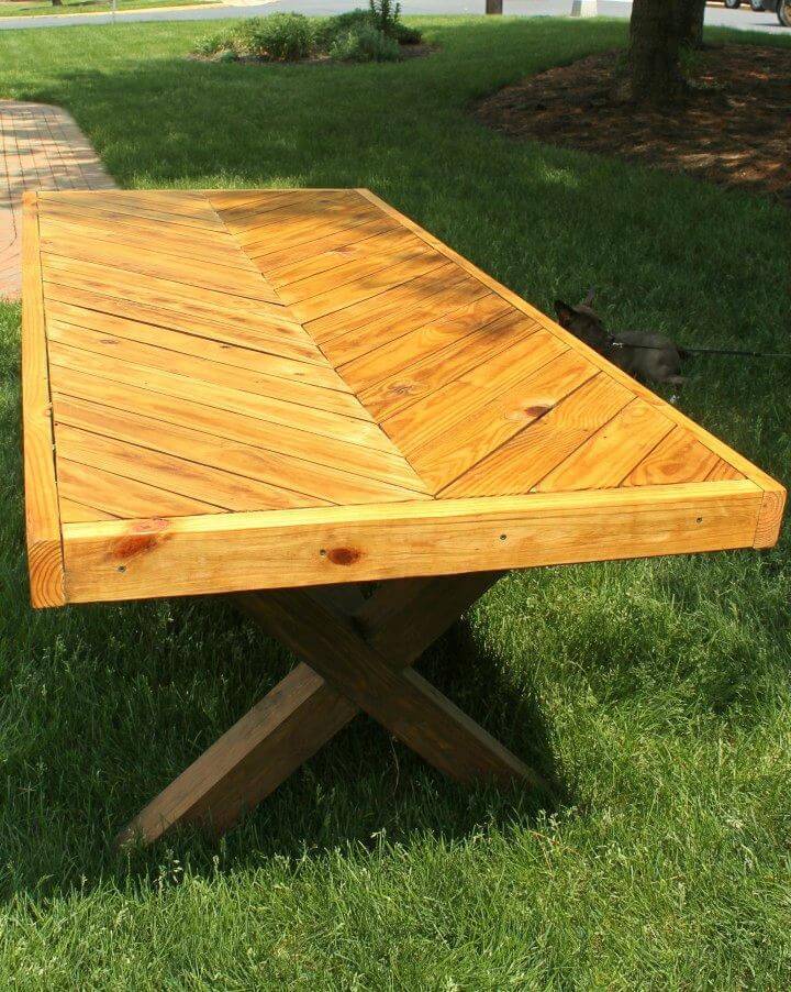 Quick and Easy DIY Wooden Picnic Table