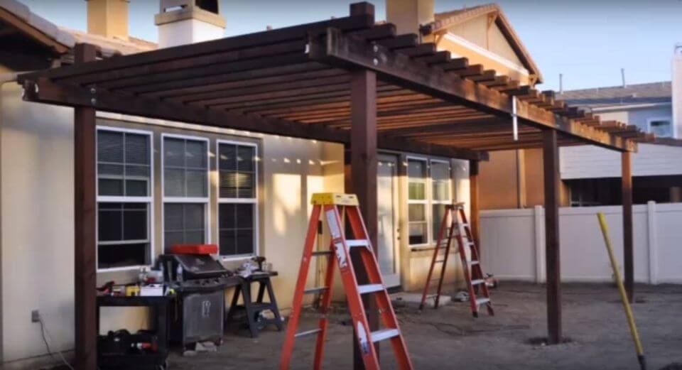 How to Build a Simple Backyard Pergola