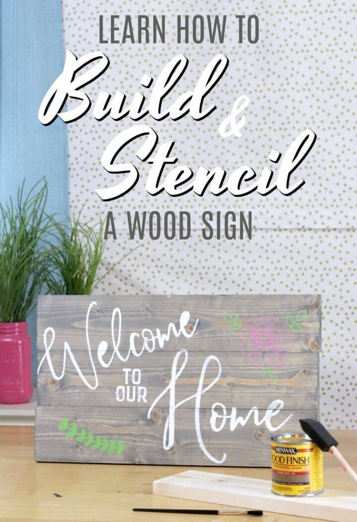 How to Build and Paint a Wood Sign