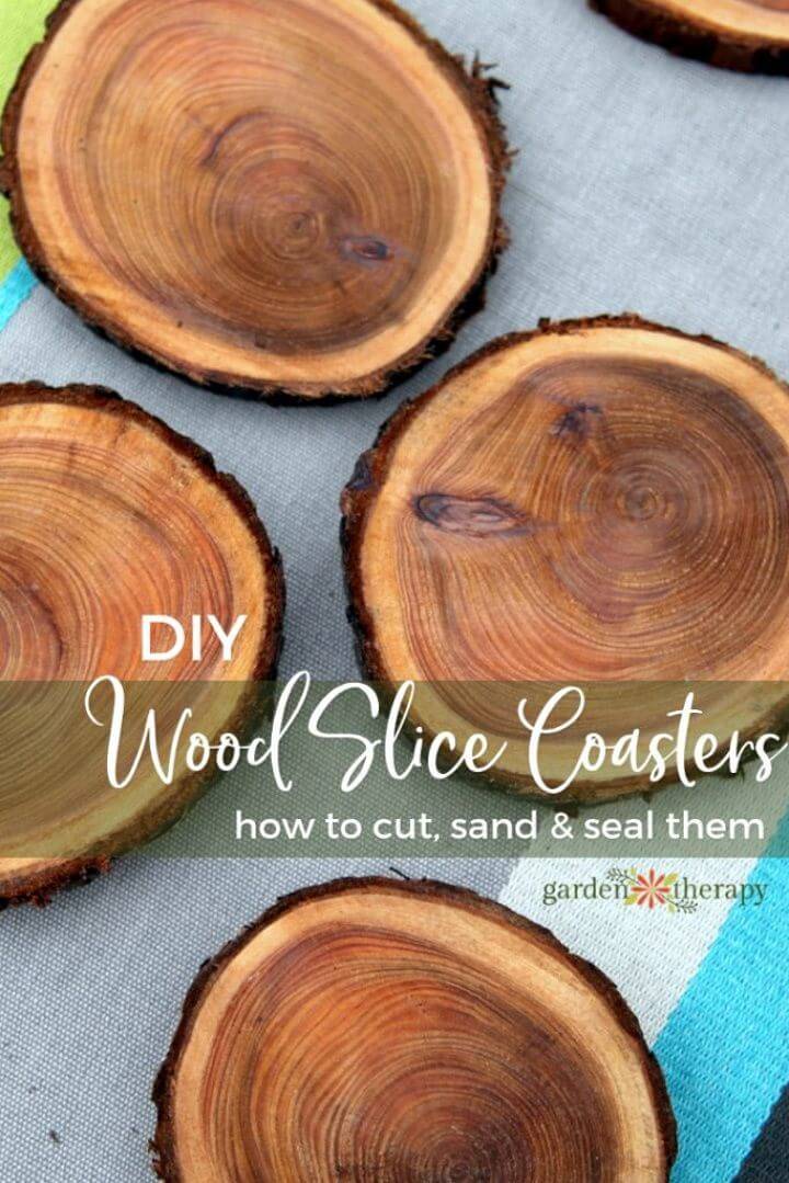 How to DIY Natural Branch Coasters