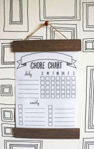 50 Homemade DIY Chore Chart Ideas for Kids - DIY Crafts