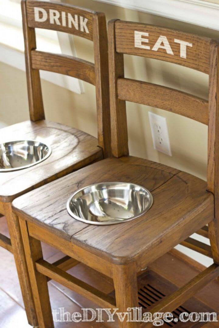 How to Make Dog Bowl Chairs