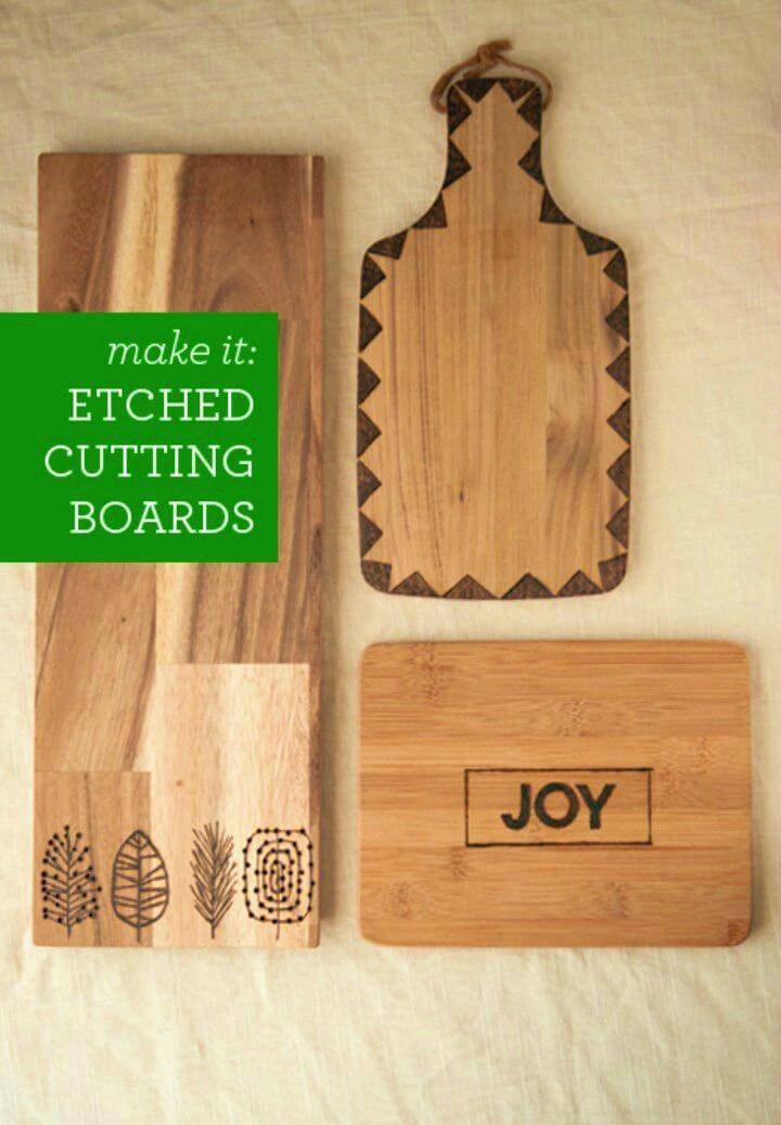 How to Make Etched Cutting Board 2