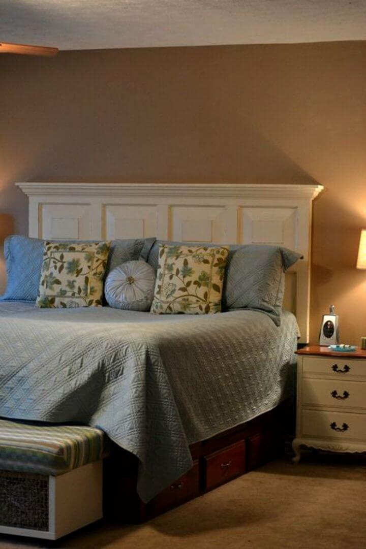 How to Make Headboard From Old Door