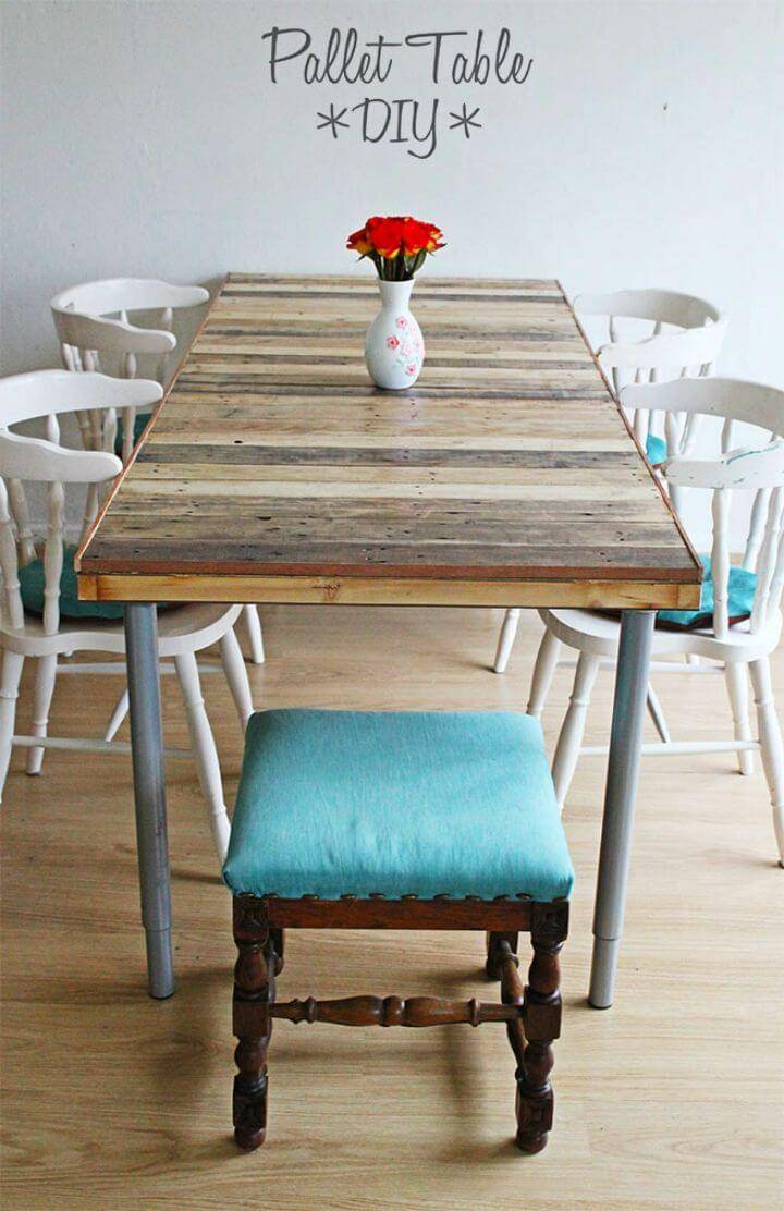 How to Make Pallet Dining Table