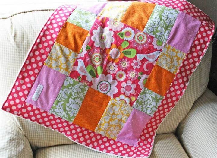 How to Make Patchwork Baby Blanket