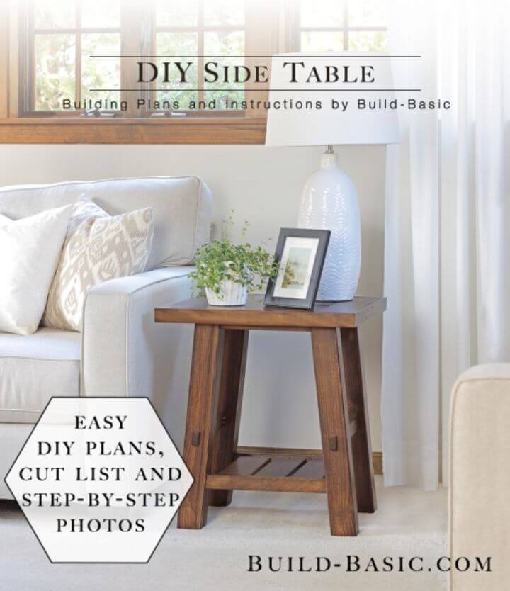 How to Make Rustic Side Table