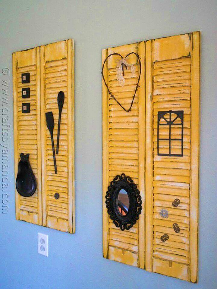 How to Make Shutters Organizers