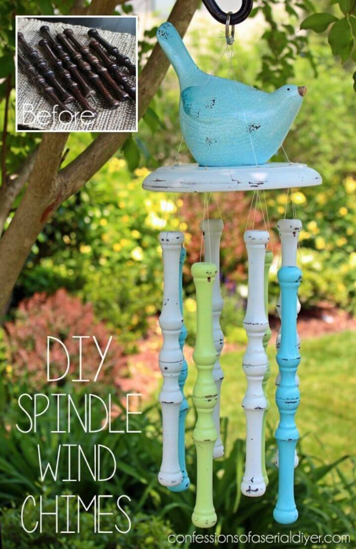 How to Make Spindle Wind Chimes