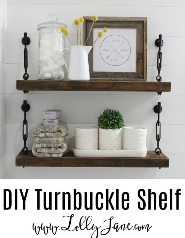 How to Make Turnbuckle Shelf