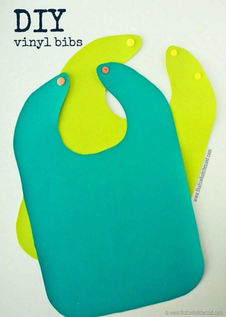 How to Make Vinyl Baby Bib