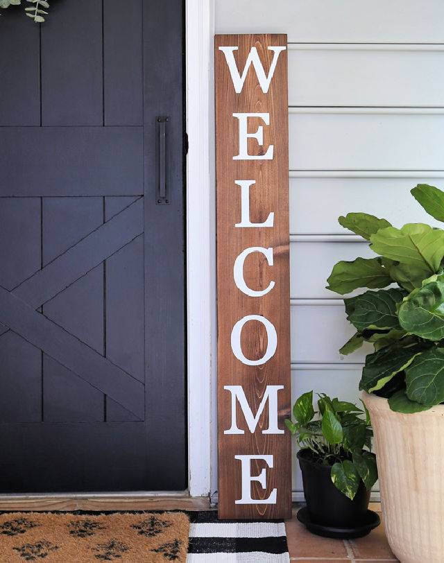 How to Build a Welcome Sign