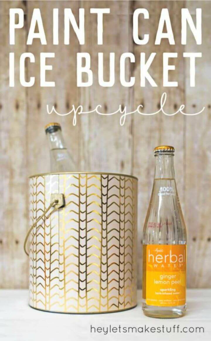 How to Turn Paint Can Into Ice Bucket