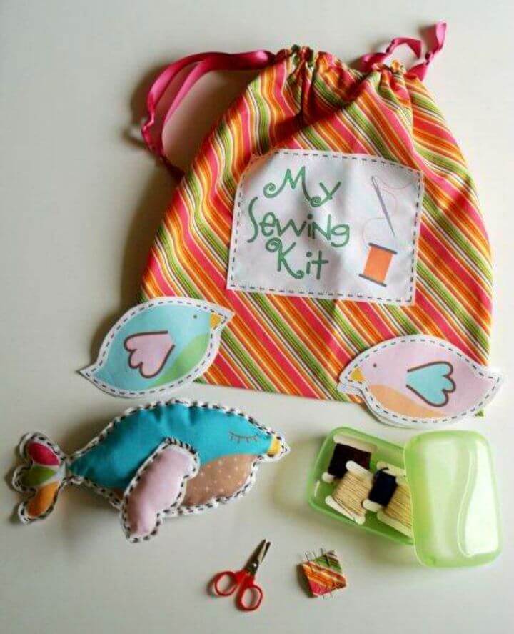 Kids Sewing Kit from the Land of Nod