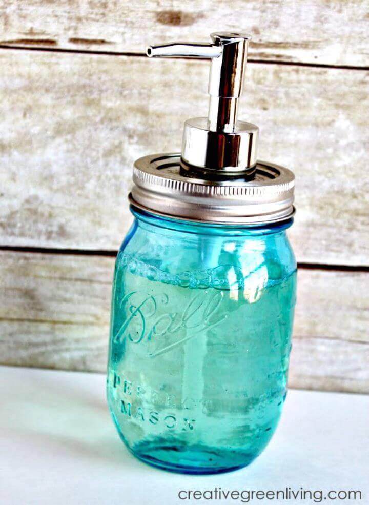 Make A Mason Jar Soap Pump