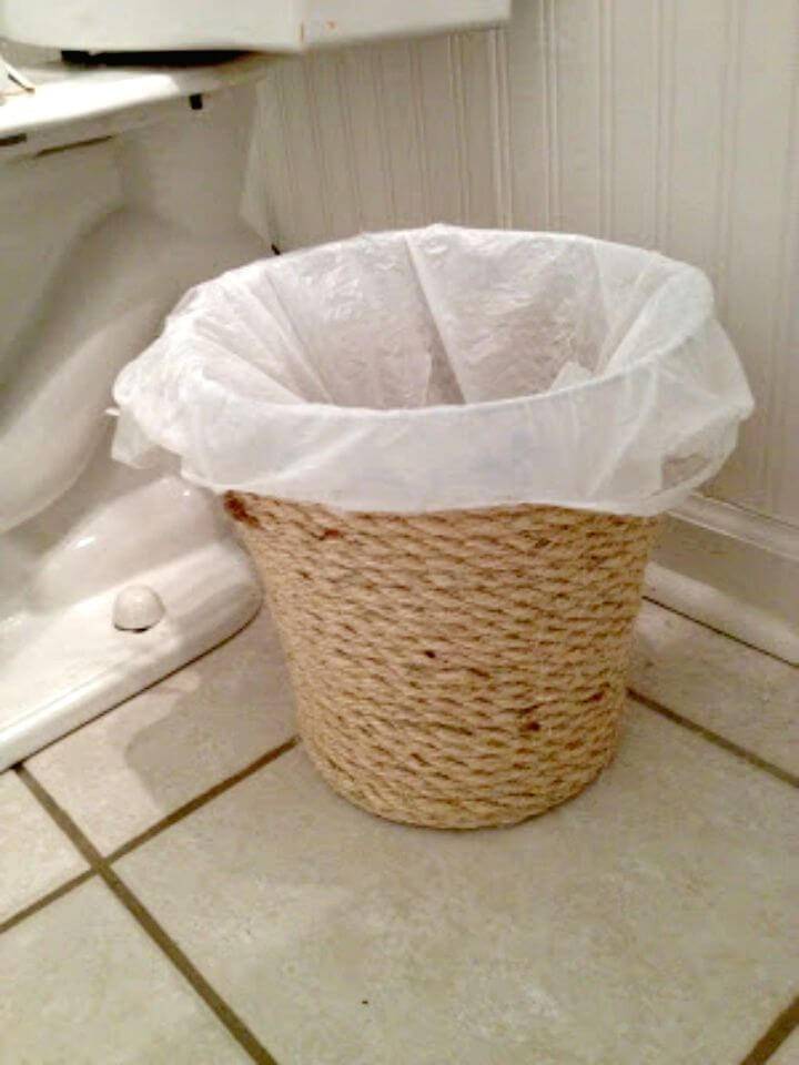 Make Dollar Store Trash Can