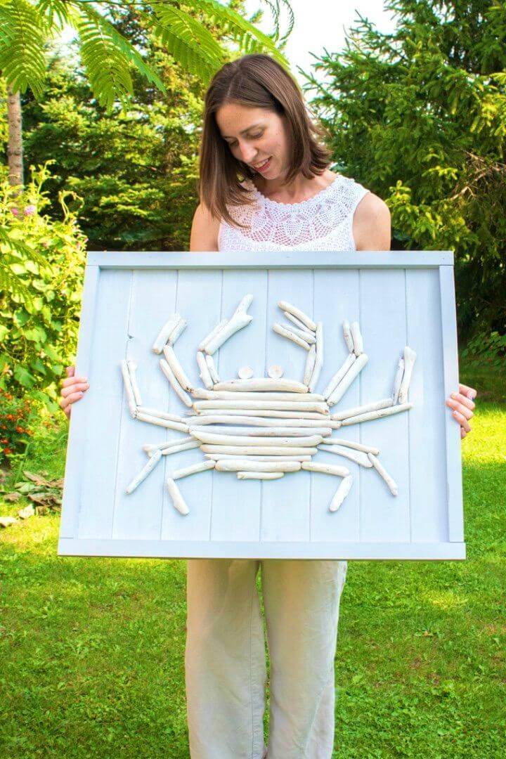 Make a Driftwood Crab Wall Art