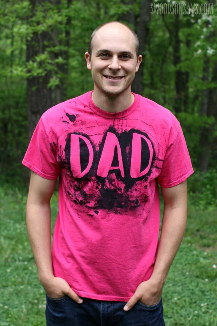 Make Homemade T shirt for Dad