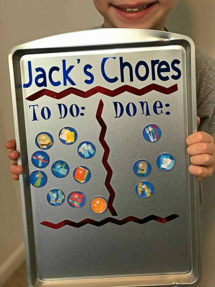 Make Magnet Chore Chart With Cricut