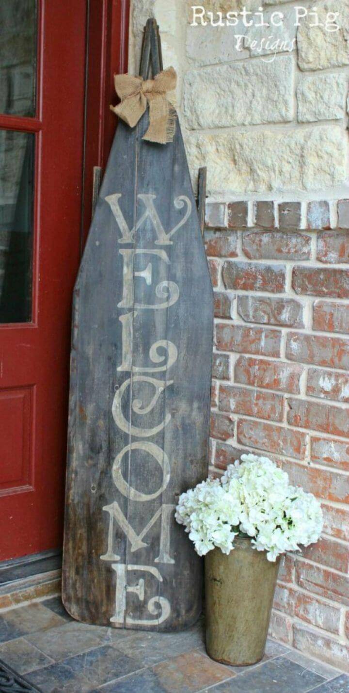 Make Rustic Wood Welcome Sign