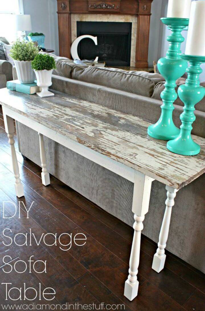 Make Salvage Sofa Table