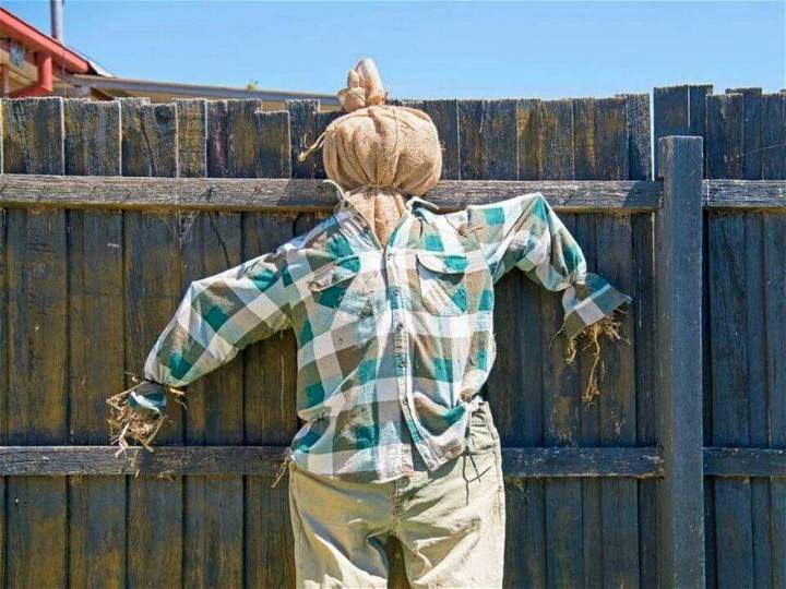 Handmade Garden Scarecrow