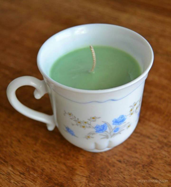 DIY Teacup Candle for the Party