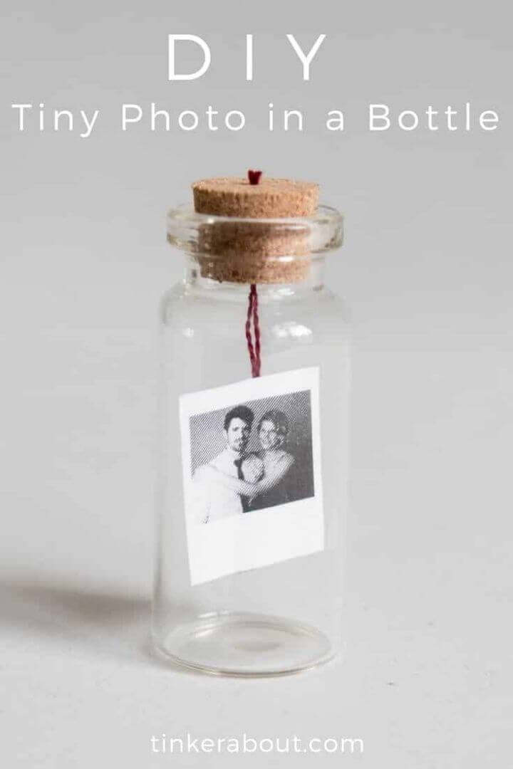 Make Tiny Message photo in a Bottle
