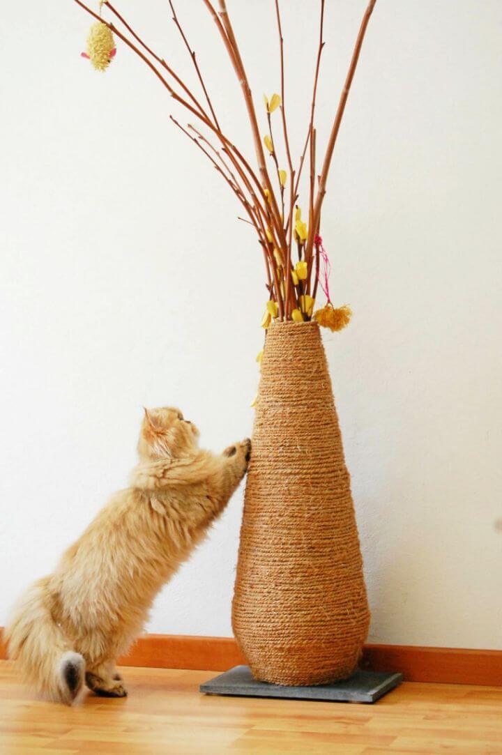 DIY Vase Scratching Post