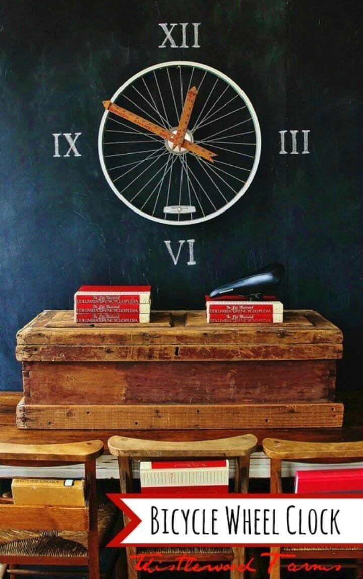 Make Your Own Bicycle Wheel Clock