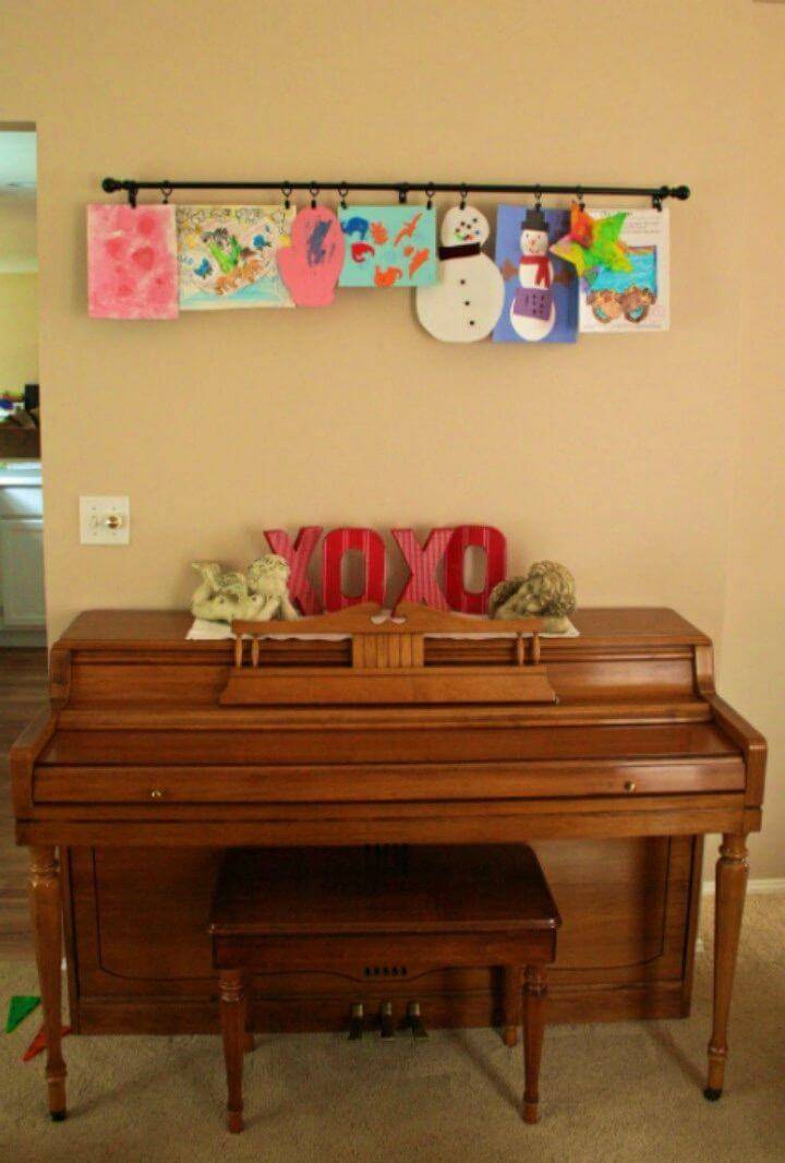 Make Your Own Childrens Artwork Display