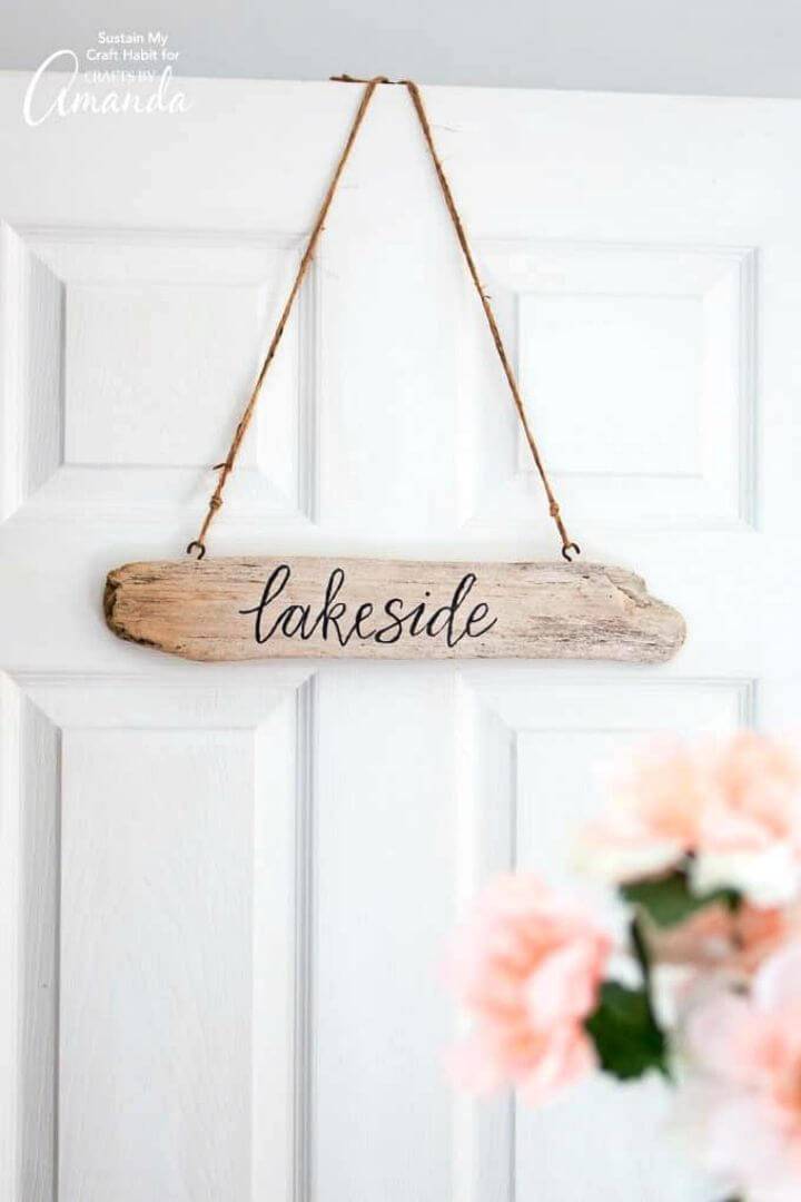Make Your Own Driftwood Signs