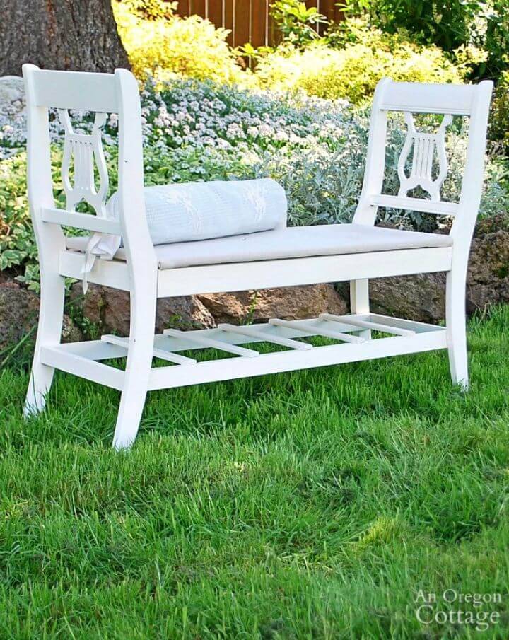 Make a French style Bench From Old Chairs