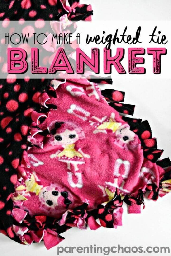 Make a Weighted Tie Blanket