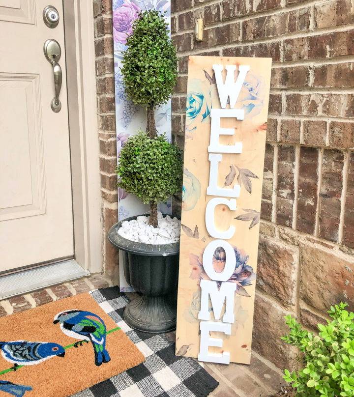 Make a Welcome Sign at Home