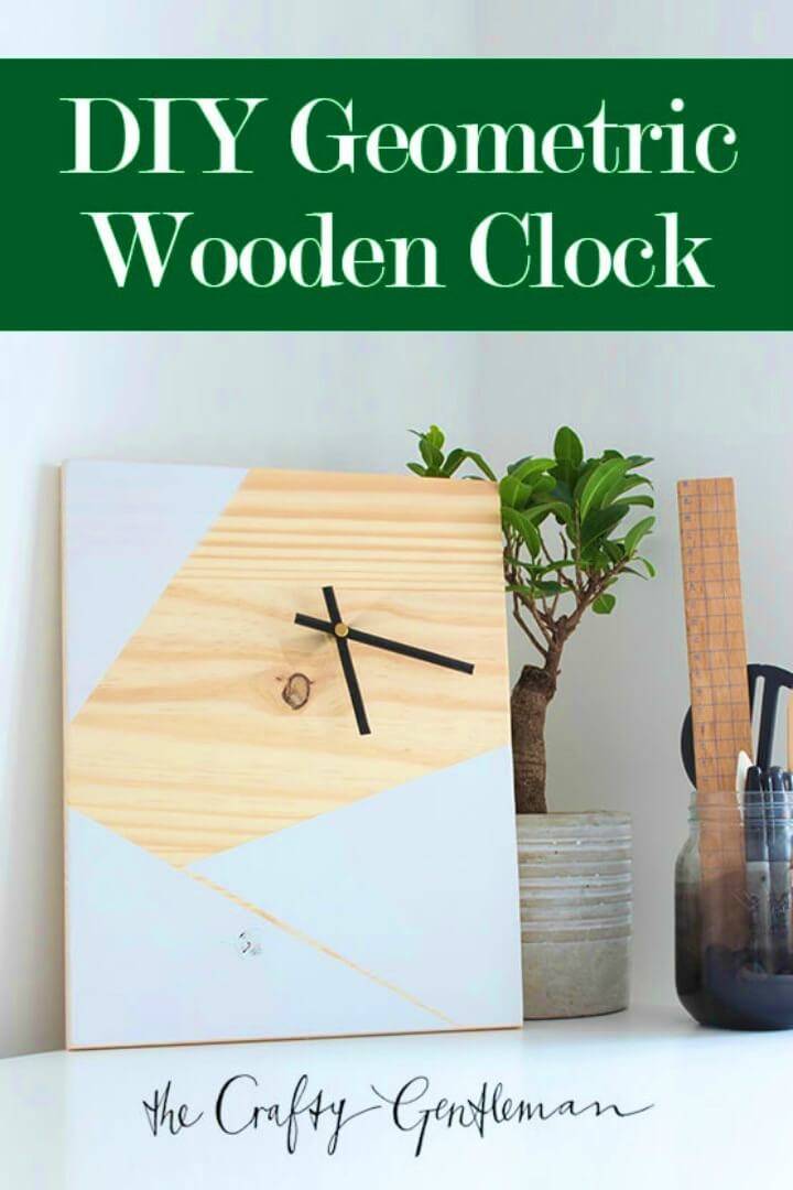 Make and Sell Geometric Wooden Clock