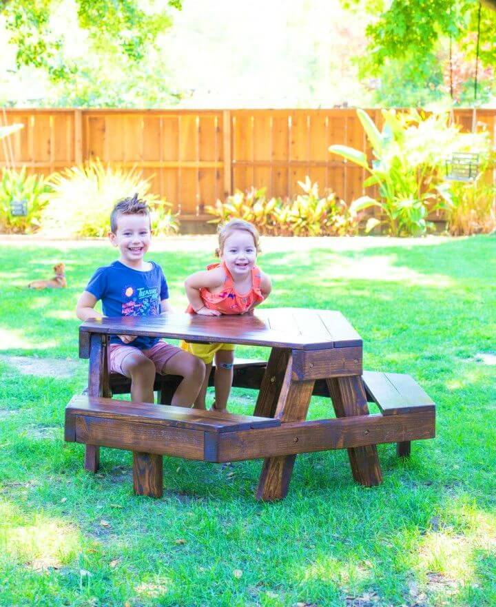 Building a Modern Picnic Table for Kids