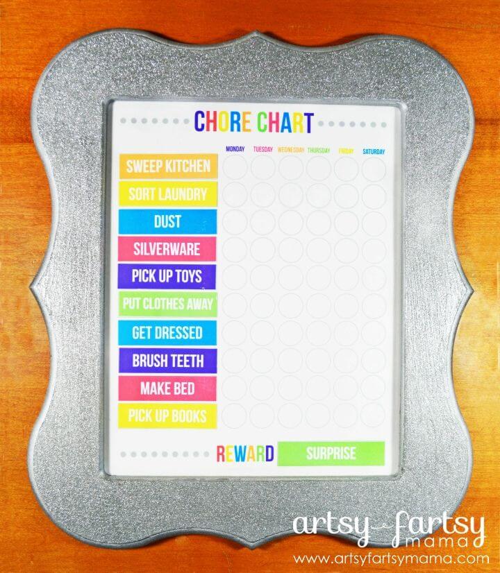 Quick DIY Chore Chart