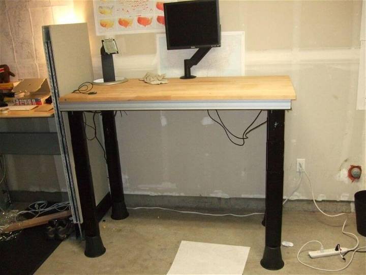 Quick DIY Electric Sit to Stand Desk