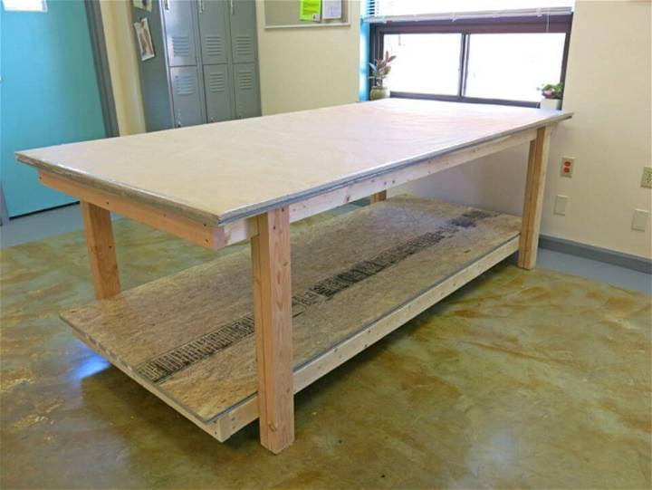 Quick DIY Professional Sewing Room Table