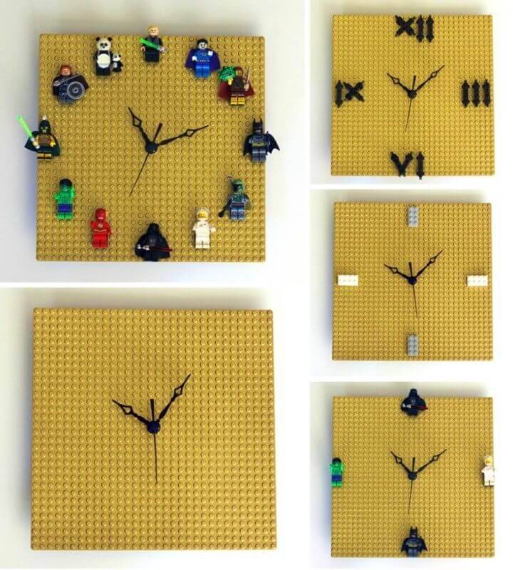 Quick and Easy DIY Customizable LEGO Clock